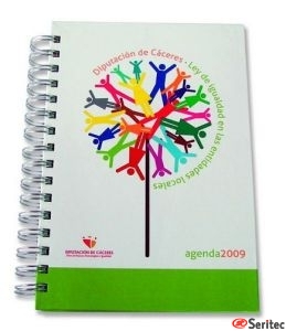 Agenda 14 x 21 da por pgina wire-o color