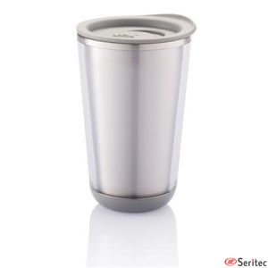 Vaso de viaje publicitario reutilizable