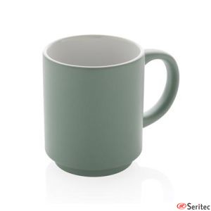 Taza publicitaria apilable en color 180ml