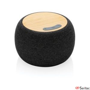 Altavoz de bamb de 5w reciclado personalizado