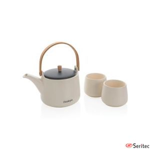 Set de tetera con tazas personalizado