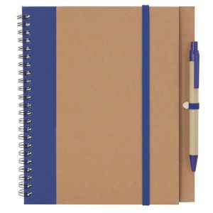 Cuaderno con tapa de cartn reciclado promocional