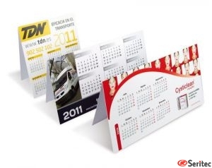 Calendario sobremesa material plstico ( pvc )