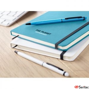 Set de libreta A5 y bolígrafo a juego personalizable