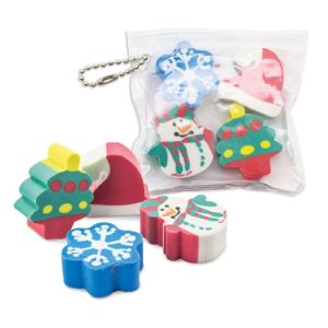 Set de gomas navideñas personalizado