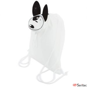 Mochila plegable con forma de perro personalizada