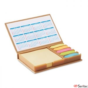 Set de notas y calendario personalizado