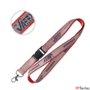 Lanyard personalizado purpurina