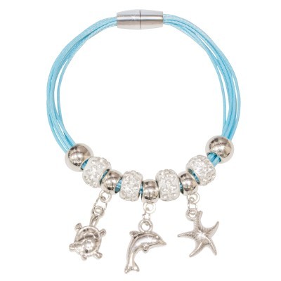 Pulsera con colgantes del mar personalizada