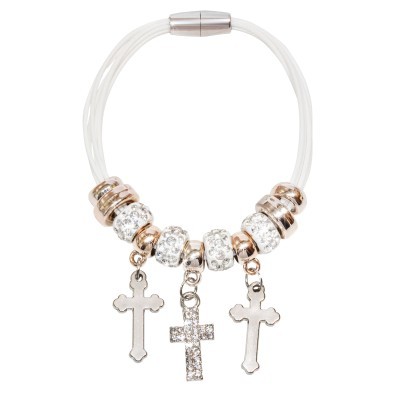 Pulsera de cruces personalizada