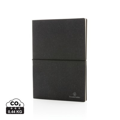 Libreta de cuero reciclado A5 personalizada