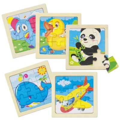 Puzzles en madera natural personalizados