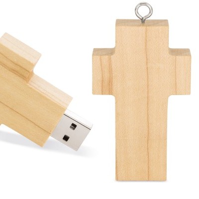 Usb de bambú personalizado