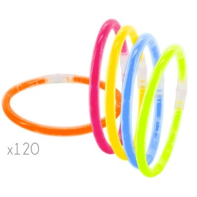 Pulseras luminosas de neón personalizadas