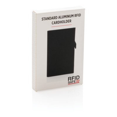 Tarjetero personalizado RFID de aluminio estándar