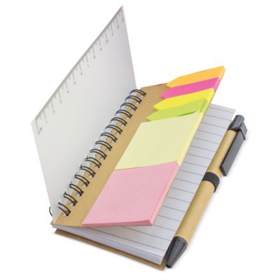 Libreta personalizable con notas adhesivas