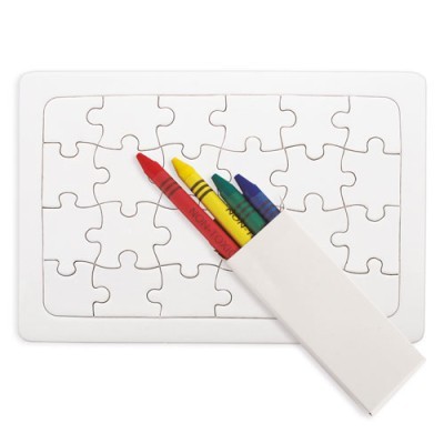 Puzzle para colorear publicitario