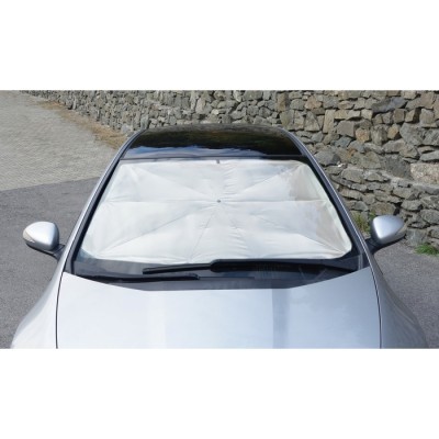 Parasol de coche con forro plateado personalizado