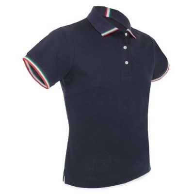 Polo estampado con bandera de Italia publicitario