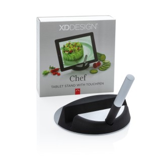 Stand Chef para tablet con bolígrafo táctil