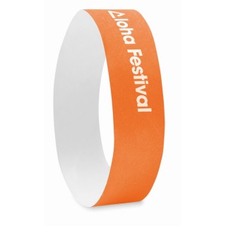 Hoja con 10 pulseras Tyvek® eventos personalizables