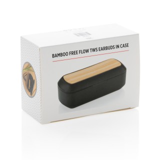 Auriculares inalámbricos personalizados Bamboo  TWS en estuche